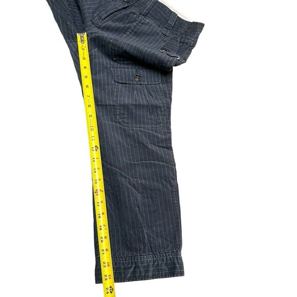 Three Dots Velvet Pull On Pants Charcoal Gray Size 10 Lagenlook Casual - Picture 11 of 13